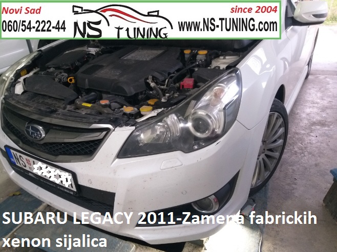 subaru legacy 2011 2012 2013 godiste xenon far sijalica d2s zamena novi sad beograd ns tuning